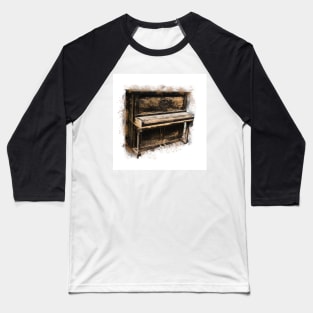 Ragtime Piano Musical Instrument Baseball T-Shirt